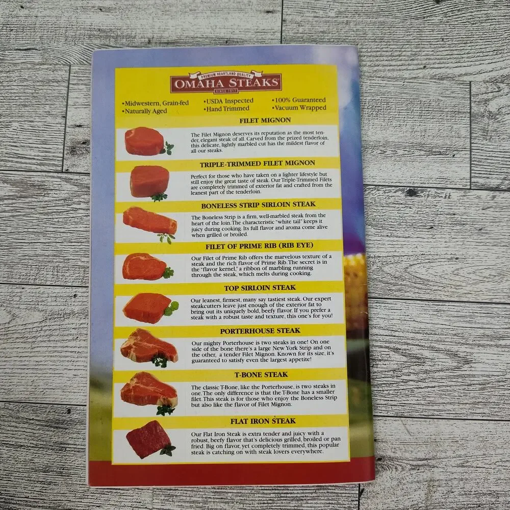 Cookbook omaha steaks